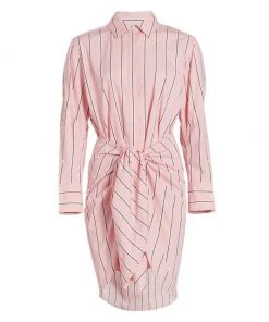 Derek Lam 10 Crosby Charlotte Tie-Waist Shirtdress