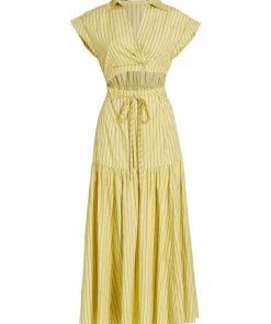 Derek Lam 10 Crosby Charlene Cut-Out Shirtdress