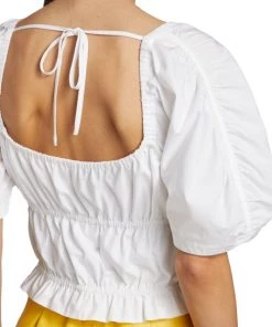 Derek Lam 10 Crosby Elora Cotton Puff-Sleeve Blouse -HERMÈS And Derek Lam 10 Crosby Sales unnamed file 1105