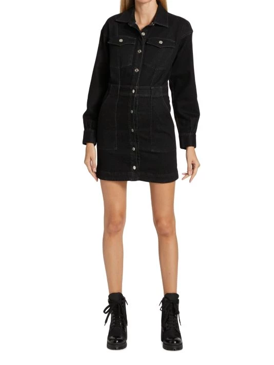 Derek Lam 10 Crosby Lyla Utility Denim Dress 4 Derek Lam 10 Crosby Lyla Utility Denim Dress - Image 2