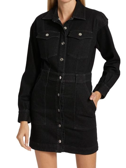 Derek Lam 10 Crosby Lyla Utility Denim Dress 5 Derek Lam 10 Crosby Lyla Utility Denim Dress - Image 3