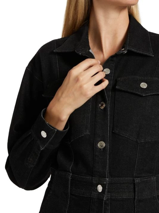 Derek Lam 10 Crosby Lyla Utility Denim Dress 8 Derek Lam 10 Crosby Lyla Utility Denim Dress - Image 6