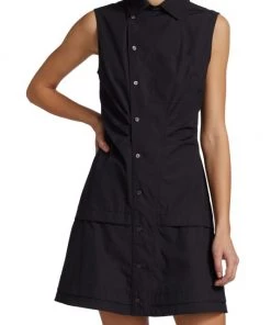 Derek Lam 10 Crosby Satina Cotton Fit-&-Flare Shirtdress -HERMÈS And Derek Lam 10 Crosby Sales unnamed file 1144
