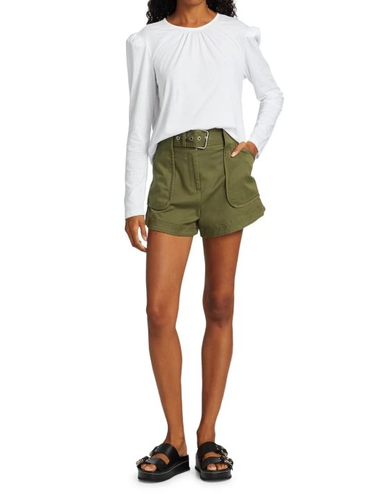 Derek Lam 10 Crosby Kary Long Puff-Sleeve T-Shirt 4 Derek Lam 10 Crosby Kary Long Puff-Sleeve T-Shirt - Image 2