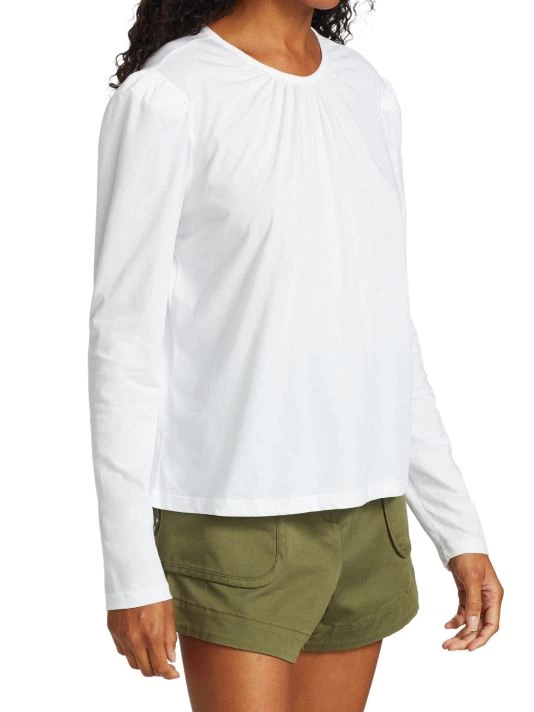 Derek Lam 10 Crosby Kary Long Puff-Sleeve T-Shirt 6 Derek Lam 10 Crosby Kary Long Puff-Sleeve T-Shirt - Image 4