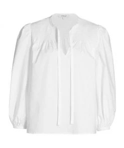 Derek Lam 10 Crosby Austin Smocked Top Blouse Deep Blue -HERMÈS And Derek Lam 10 Crosby Sales unnamed file 1192