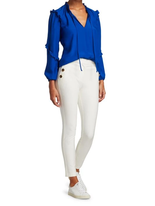 Derek Lam 10 Crosby Kelis Straight-Leg Sailor Pants White 4 Derek Lam 10 Crosby Kelis Straight-Leg Sailor Pants White - Image 2