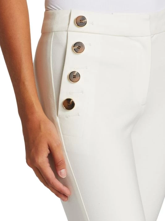 Derek Lam 10 Crosby Kelis Straight-Leg Sailor Pants White 8 Derek Lam 10 Crosby Kelis Straight-Leg Sailor Pants White - Image 6