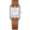 HERMÈS Cape Cod 23MM Stainless Steel & Leather Strap Watch