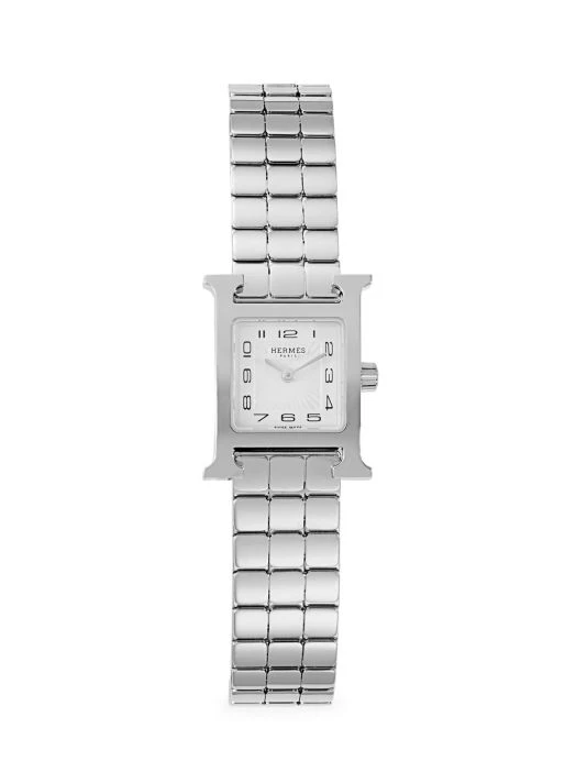 HERMÈS Heure H Stainless Steel Bracelet Watch 3 HERMÈS Heure H Stainless Steel Bracelet Watch