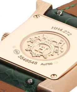 HERMÈS Heure H 21MM Rose Gold & Diamond Alligator Strap Watch -HERMÈS And Derek Lam 10 Crosby Sales unnamed file 200