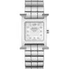HERMÈS Heure H Diamond & Steel Bracelet Watch