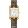 HERMÈS Cape Cod 29MM Diamond, 18K Yellow Gold & Alligator Strap Watch