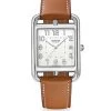 HERMÈS Cape Cod 33MM Stainless Steel & Leather Strap Watch