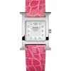 HERMÈS Heure H 21MM Stainless Steel & Alligator Strap Watch