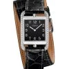 HERMÈS Cape Cod 29MM Diamond, Stainless Steel & Alligator Strap Watch