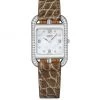 HERMÈS Cape Cod 23MM Diamond, Stainless Steel & Alligator Strap Watch