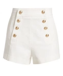Derek Lam 10 Crosby Robertson Stretch Twill Shorts Soft White -HERMÈS And Derek Lam 10 Crosby Sales unnamed file 473