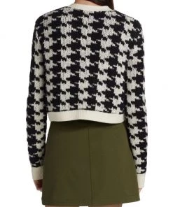 Derek Lam 10 Crosby Molly Wool-Blend Houndstooth Crop Cardigan -HERMÈS And Derek Lam 10 Crosby Sales unnamed file 478