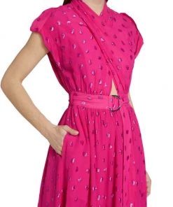 Derek Lam 10 Crosby Celeste Belted Glitter-Embellished Midi-Dress -HERMÈS And Derek Lam 10 Crosby Sales unnamed file 497