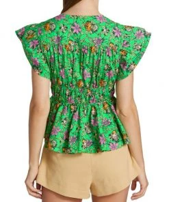 Derek Lam 10 Crosby Roselyn Ruffle-Sleeve Top -HERMÈS And Derek Lam 10 Crosby Sales unnamed file 510