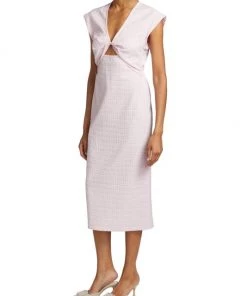 Derek Lam 10 Crosby Barbara Twist-Front Midi-Dress -HERMÈS And Derek Lam 10 Crosby Sales unnamed file 516