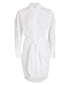 Derek Lam 10 Crosby Charlotte Tie-Waist Shirt Dress