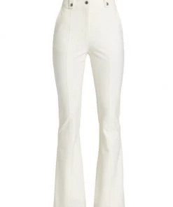 Derek Lam 10 Crosby Holland Flared Leg Jeans Soft White