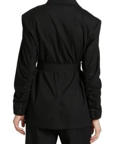 Derek Lam 10 Crosby Harrison Belted Gathered-Sleeve Blazer -HERMÈS And Derek Lam 10 Crosby Sales unnamed file 557