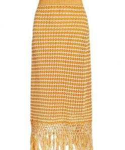 Derek Lam 10 Crosby Emerie Fringe Skirt
