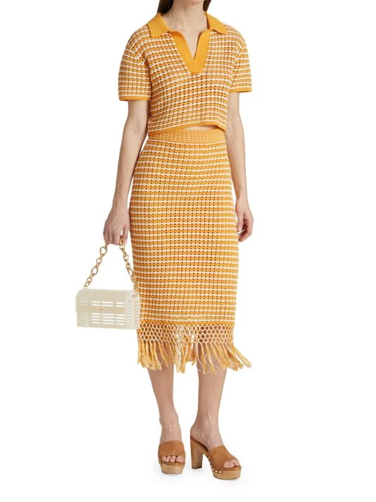 Derek Lam 10 Crosby Emerie Fringe Skirt 4 Derek Lam 10 Crosby Emerie Fringe Skirt - Image 2