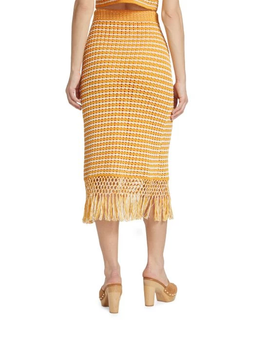 Derek Lam 10 Crosby Emerie Fringe Skirt 7 Derek Lam 10 Crosby Emerie Fringe Skirt - Image 5