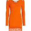 Derek Lam 10 Crosby Atlantis Tassel-Trim Body-con Dress Orange -HERMÈS And Derek Lam 10 Crosby Sales unnamed file 580
