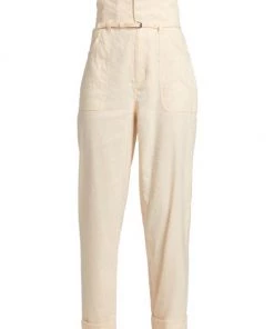 Derek Lam 10 Crosby Bex High-Waisted Utility Pants