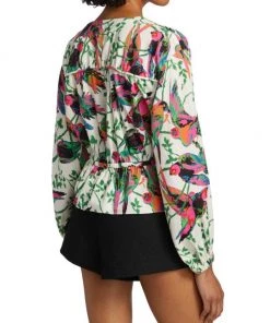 Derek Lam 10 Crosby Breanna Long-Sleeve Tie Top -HERMÈS And Derek Lam 10 Crosby Sales unnamed file 632