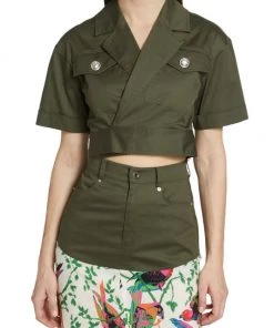 Derek Lam 10 Crosby Ragean Utility Crop Top -HERMÈS And Derek Lam 10 Crosby Sales unnamed file 637