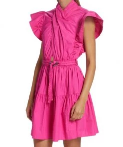 Derek Lam 10 Crosby Finn Ruffle Wrap Dress -HERMÈS And Derek Lam 10 Crosby Sales unnamed file 652