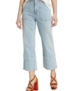 Derek Lam 10 Crosby Zuri Wide-Leg Ankle-Crop Jeans -HERMÈS And Derek Lam 10 Crosby Sales unnamed file 658