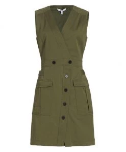 Derek Lam 10 Crosby Elena Utilitarian Mini Dress