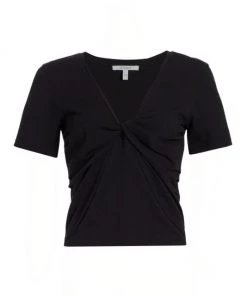 Derek Lam 10 Crosby Belle Twist-Front Cotton Tee White -HERMÈS And Derek Lam 10 Crosby Sales unnamed file 679