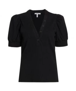 Derek Lam 10 Crosby Heather Ribbed Cotton-Blend T-Shirt Black -HERMÈS And Derek Lam 10 Crosby Sales unnamed file 702