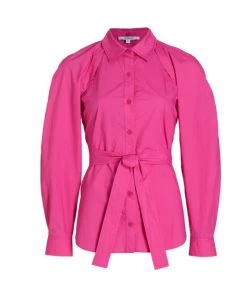 Derek Lam 10 Crosby Casper Convertible Belted Shirt Magenta 8 Derek Lam 10 Crosby Casper Convertible Belted Shirt Magenta -HERMÈS And Derek Lam 10 Crosby Sales unnamed file 706