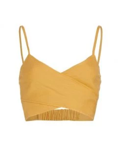 Derek Lam 10 Crosby Gianna Wrap Crop Top