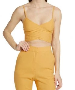 Derek Lam 10 Crosby Gianna Wrap Crop Top -HERMÈS And Derek Lam 10 Crosby Sales unnamed file 738