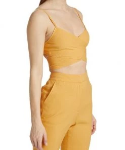 Derek Lam 10 Crosby Gianna Wrap Crop Top -HERMÈS And Derek Lam 10 Crosby Sales unnamed file 739