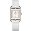 HERMÈS Cape Cod Stainless Steel, Diamond & Alligator Leather Strap Watch