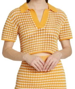 Derek Lam 10 Crosby Merlin Knit Polo Top -HERMÈS And Derek Lam 10 Crosby Sales unnamed file 752