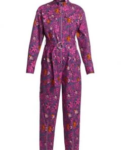 Derek Lam 10 Crosby Preston Belted Utility Jumpsuit