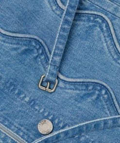 Derek Lam 10 Crosby Luca Wavy-Seam Belted Denim Jacket -HERMÈS And Derek Lam 10 Crosby Sales unnamed file 781