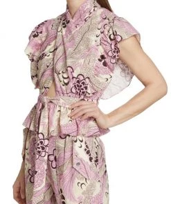 Derek Lam 10 Crosby Brynn Ruffle Wrap Top -HERMÈS And Derek Lam 10 Crosby Sales unnamed file 785